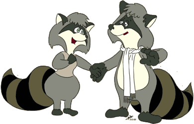 Ralph and Melissa Raccoon